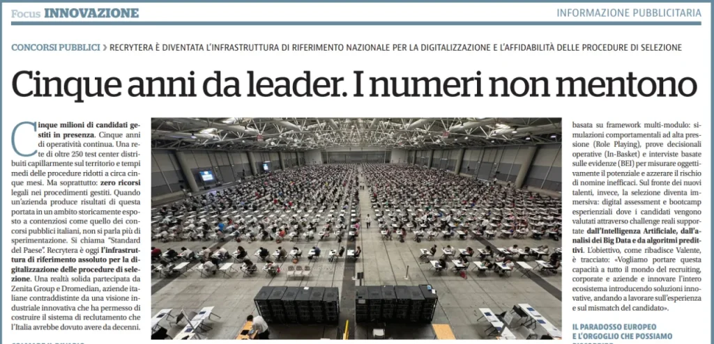 Recrytera su Repubblica: il modello italiano per il reclutamento pubblico digitale